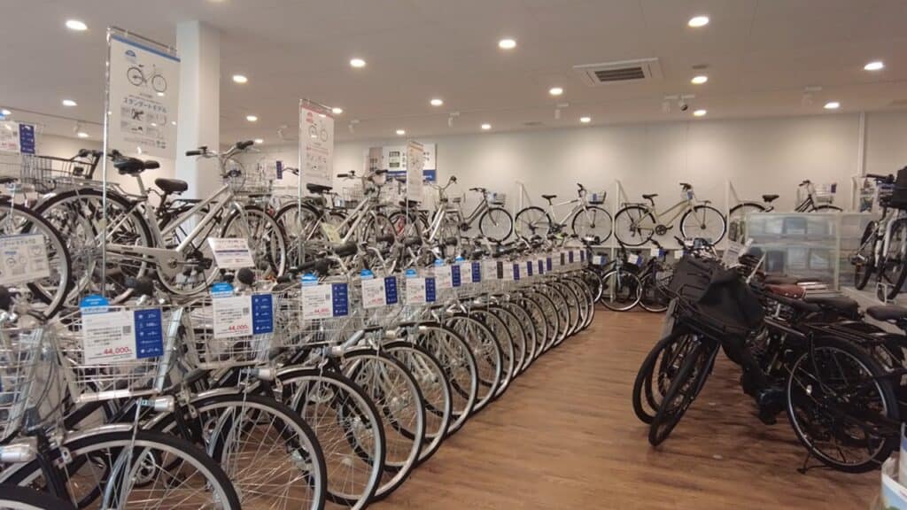 他店で購入した自転車でもメンテナンスしてくれる