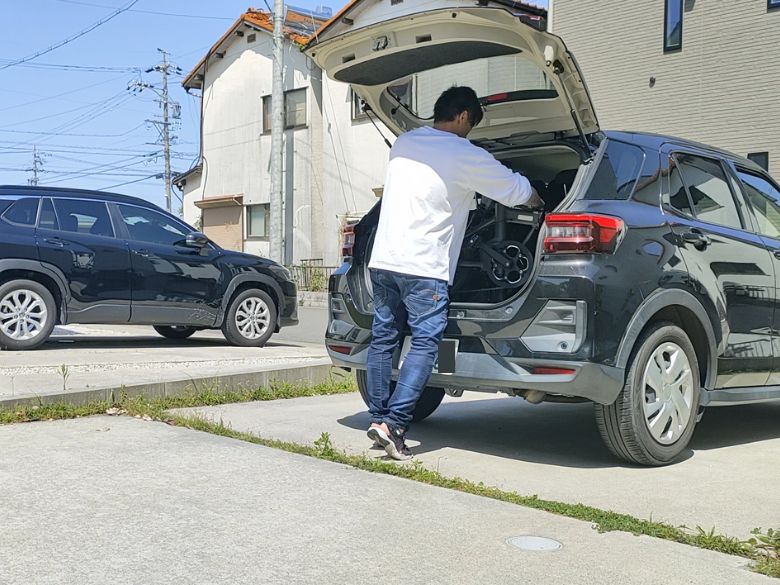 車に積む