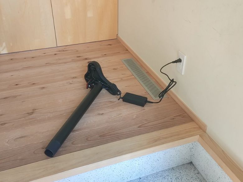 自宅で充電
