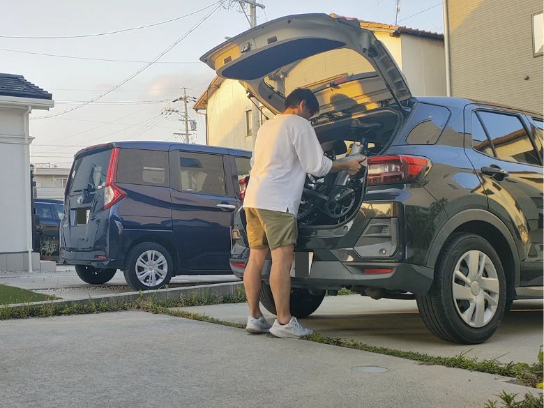 車に積む