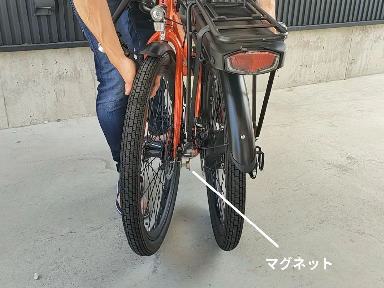 マグネットで固定
