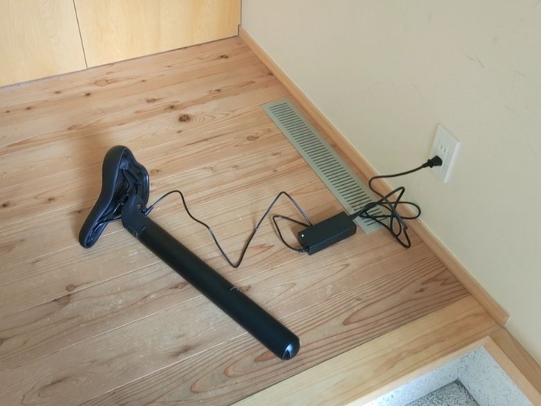 自宅で充電