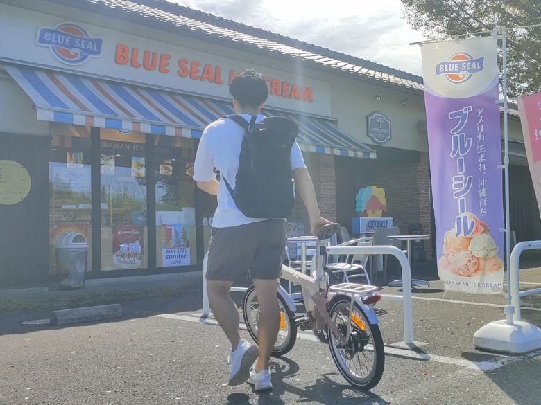 お店に立ち寄る