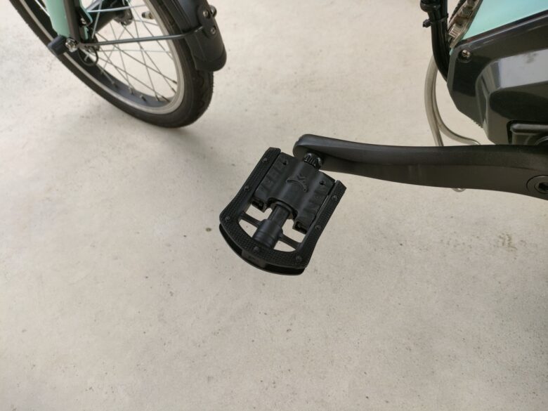 通常のペダルの状態