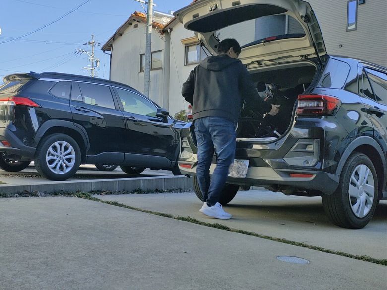 トランクに積む