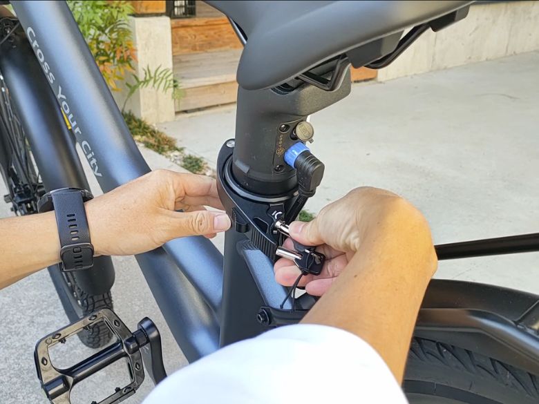 カギを使ってロック解除