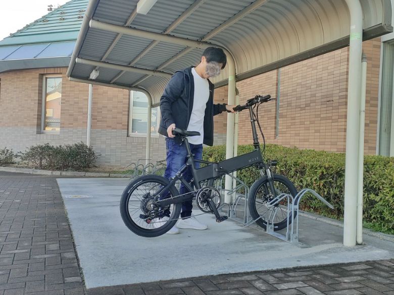 はめ込む駐輪場