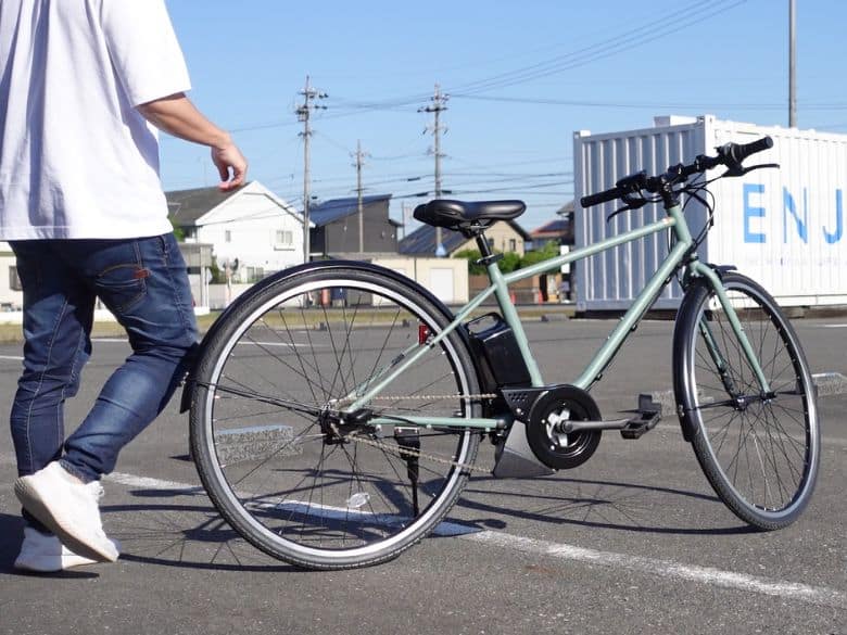 22km/h前後のスピードが安定して出せる