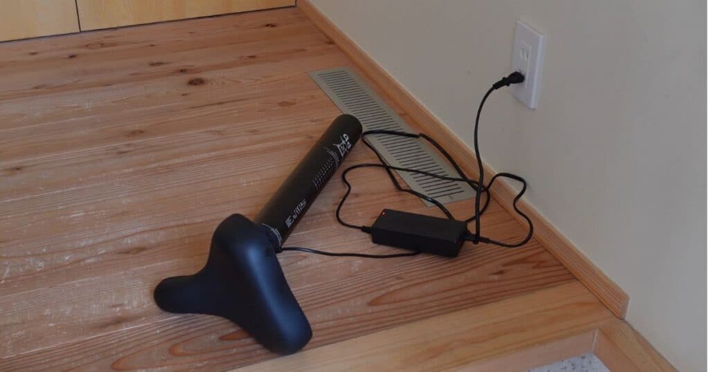 取り外して
自宅で充電
